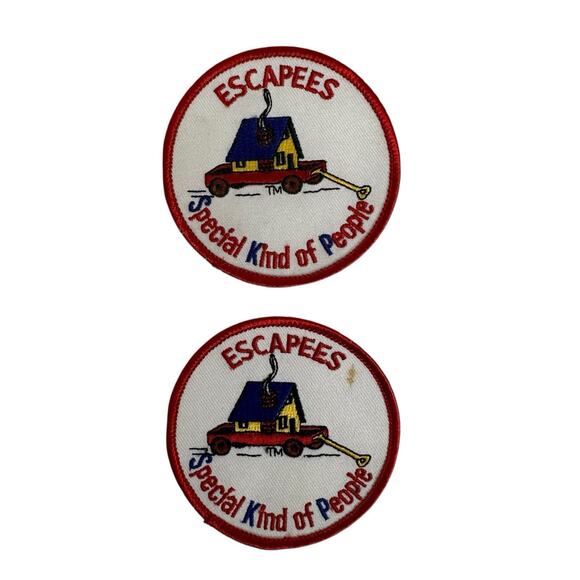 Vintage Escapees Special Kind of People Jacket Patch Travel Group Lot of 2 - Picture 1 of 5